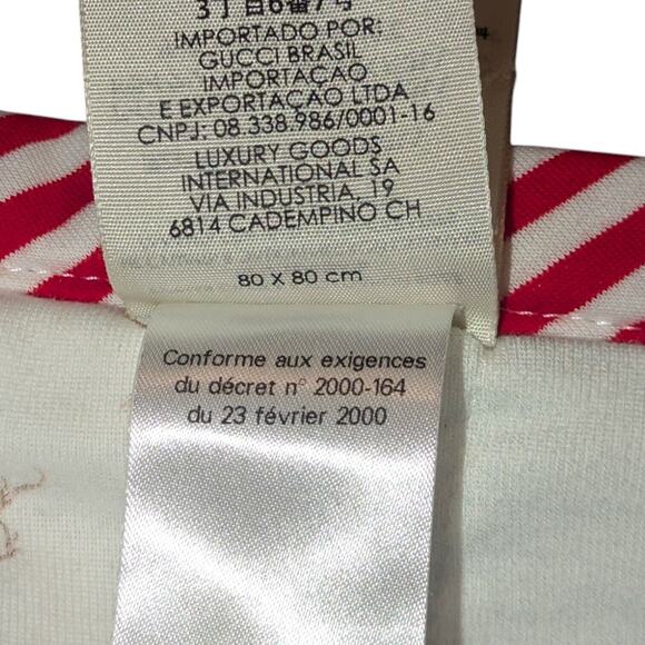 Gucci L'Avevgle Par Amovr baby blanket 2 Sided Winter Scene 80cm X 80cm New - Picture 5 of 6